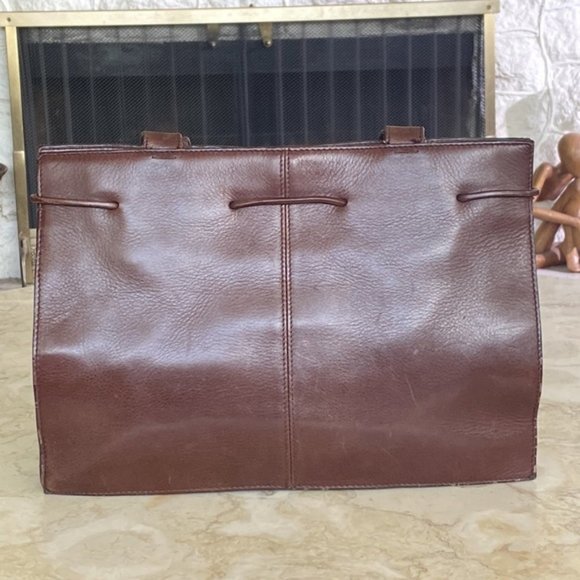 Vintage 90’s Liz Claiborne Leather Shoulder Bag - Picture 4 of 8